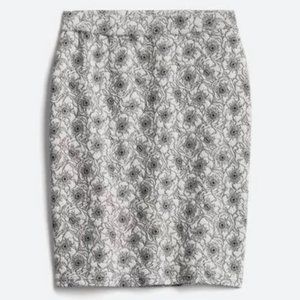 41 Hawthorn Oriana Textured Knit Floral Skirt Sunflowers Black White XL